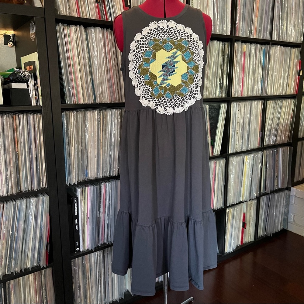 Grateful Mandala Quilt Block Patchwork Stealie Bo… - image 2